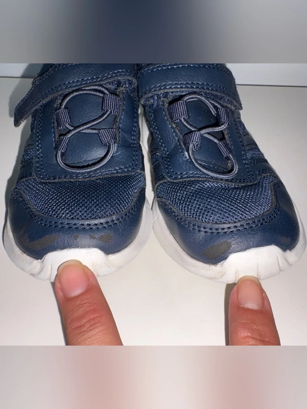 Gymboree Navy and White Kids Sneakers